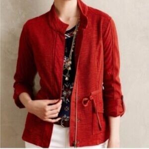 Saturday Sunday rust cotton moto jacket